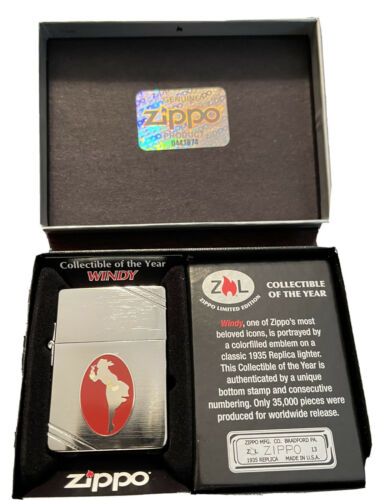 Zippo lighter windy limited edition MIB #13699/35000 Collectible